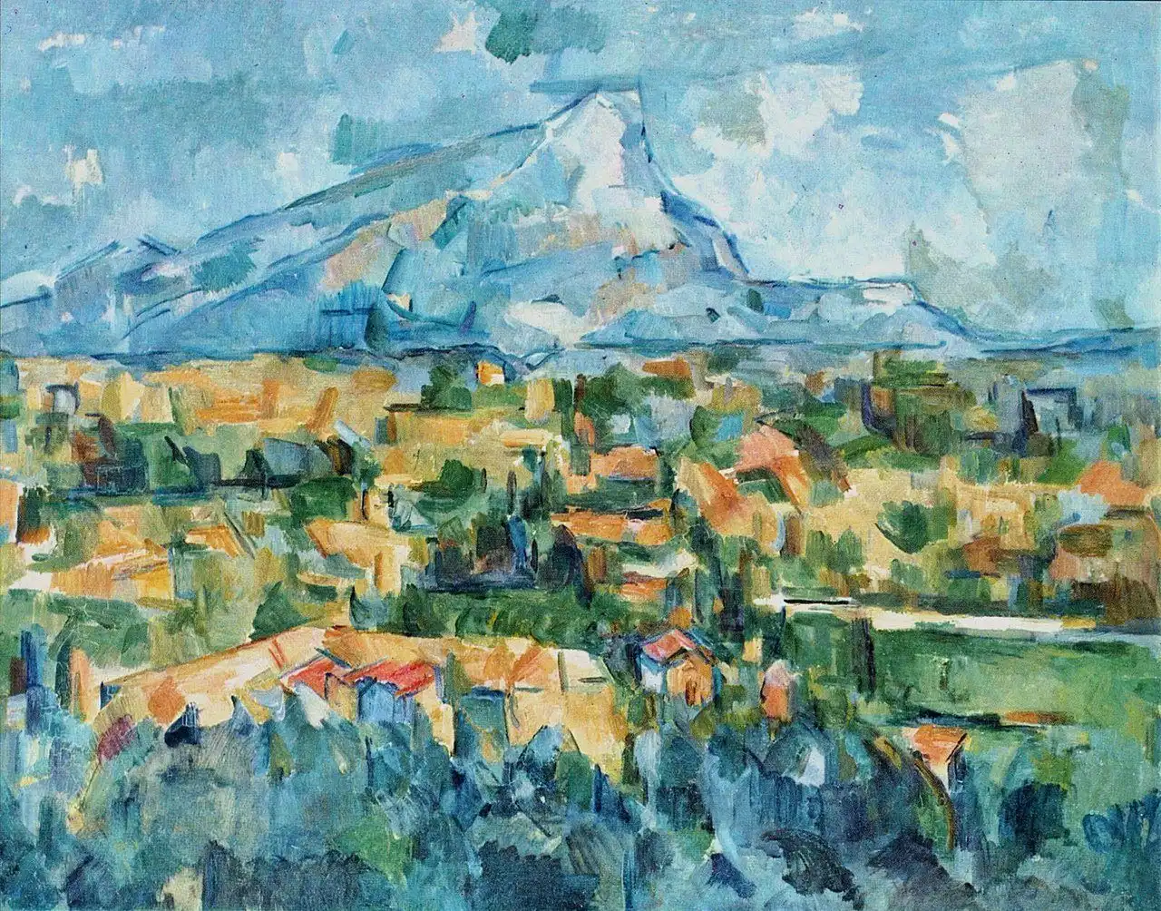 Paul Cézanne, Montagne Sainte-Victoire (1904) - Le paysage emblématique d'Aix-en-Provence